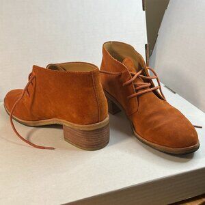 Clarks Originals Phenia Carnaby Suede Bootie In Vintage Rust Size 9